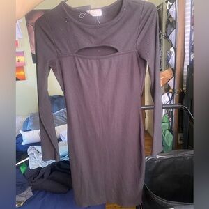 Petite black party dress